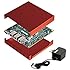PC Engines APU2C4 Komplett Bundle inkl. Alu-Geh&auml;use Farbe: rot, SSD M-SATA 16GB MLC, Steckernetzteil mit 12V und 2A, geringer Stromverbrauch, AMD Serie Embedded G GX-412TC 1 GHz Quad-Jaguar Prozessor mit 64-Bit, f&uuml;r vielf&auml;ltige Anwendungen wie z.B. (Wireless) LAN Router, Firewall, Load Balancer, VPN