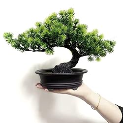 yoerm Fake Plants Plastic Artificial Bonsai