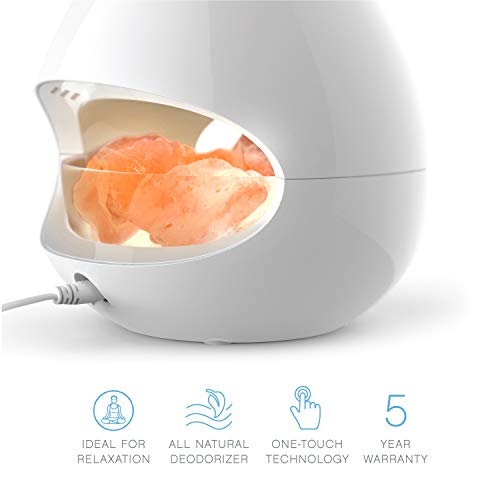 Pure Enrichment® PureGlow™ Crystal - 2-in-1 Himalayan Salt Lamp & Ultrasonic Essential Oil Diffuser, Original Salt… - Image 3
