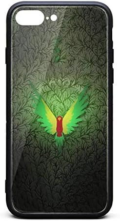iPhone 7 Plus/8 Plus Case,Slim Ultra Anti-Scratch Logan-Paul-Maverick-Cartoon- Protective Cover,Tempered Glass and TPU Back Cover