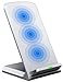 Turbot 3-Coil Qi Wireless Charger Stand Compatible with iPhone XS/XS Max/XR, iPhone X, iPhone 8/8 Plus, Galaxy Note 9/S9/S9 Plus/Note8/S8/S8 Plus/S7, LG G6, Xperia XZ2 and All QI-Enabled Devices