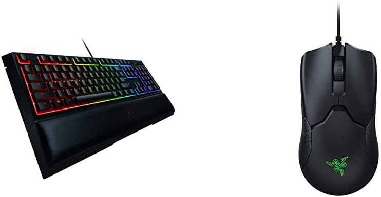 Razer Ornata Chroma Gaming Keyboard: Hybrid Mechanical Key Switches - Customizable Chroma RGB Lighting - Individually Backlit Keys - Detachable Plush Wrist Rest - Programmable Macro Functionality: Computers & Accessories