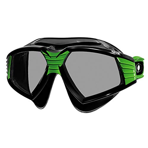 SEAC Sonic Goggles - Black/Green — image 1