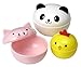 CuteZCute Mayo Cups for Bento Box Lunch, Mini, Panda, Chick and Pig