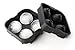 Blusmart FDA Approved Silicon Ice Ball Mold Tray, Large (4 x 4.5) cm