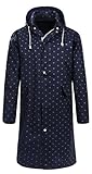 Z-SHOW Easy Carried Rain Coat Wind Coat EVA 1 Per Pack(Blue,One Size)