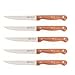 The Pioneer Woman Cowboy Rustic Forged 14-Piece Cutlery Set, Red Rosewood Handles