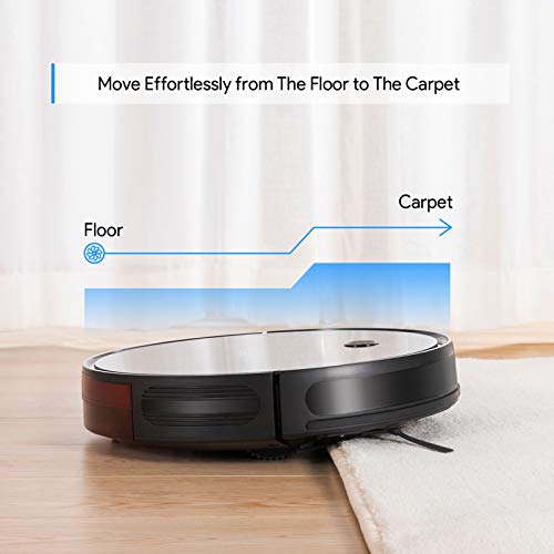 Bagotte BG600 Robot Vacuum Cleaner, SuperThin & Quiet, High Suction