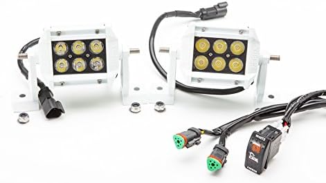 Sierra LED AWSM018-SPT-K2 Dual AmberWhite 6" 18W POD Light Kit (Spot, 2-Light)
