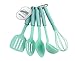 COOK with COLOR Set of Five Mint Green Nylon MINI Kitchen Tools