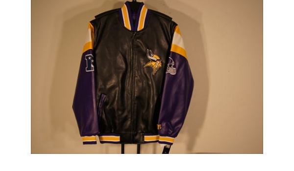 nfl faux leather jacket