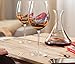 Antoni Barcelona Large Wine Glasses 29 Oz Handmade Mouth Blown Sagrada Unique Gift Mother's Day Birthdays Anniversaries Weddings Stained Glass Art (Set 1, Red)