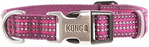 COLLAR New Kong Reflective Dog Maroon XL