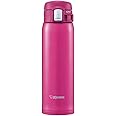 Zojirushi Mahobin SM-SD48-PV Stainless Steel Water Bottle, Direct Drinking, Lightweight, Cold Insulation, Warm, One Touch, Op