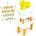 Wooden Dollhouse Furniture|Made of Safe Wood and Bright Water-Based Paint|Compatible with Most Doll Houses|Children's Bedroom