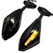 OrangeTag Smoke LED Integrated Mirrors for Yamaha Fzr600 YZF 600 R6 R6s R1 Suzuki ...