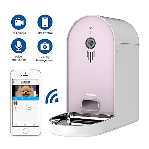 DOGNESS Automatic WiFi Dog/Cat Smart Camera Feeder 6.5Lbs Large
