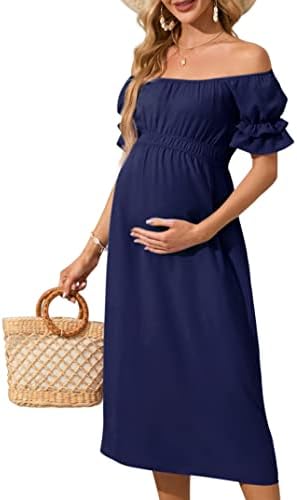 navy blue baby shower dress Field Of Dreams Dress