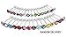 Coolrunner Lot Surgical Steel Metal Tongue Rings Barbells Funny Nasty Wordings Picture Logo Signs 14g - Length 5/8