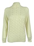 Karen Scott Womens Plus Cable Knit Mock Neck Pullover Sweater