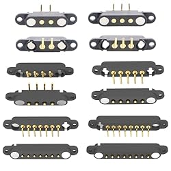 2 Pair Magnetic Bend Pogo Pin Connector with