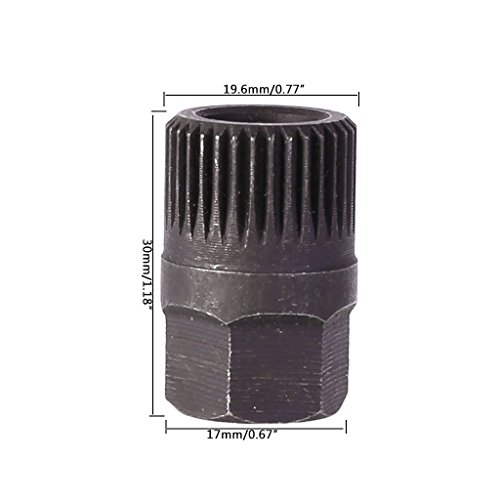 Xumeili Spline Alternator Clutch Free Wheel Pulley Removal Tools Installations Socket