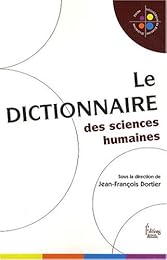 Le  dictionnaire des sciences humaines