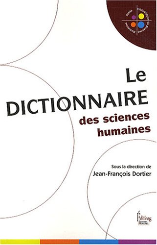 Le  dictionnaire des sciences humaines