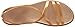 Crocs Women's Isabella Cut Strappy Sandal W Flat, dark gold/gold, 8 M US