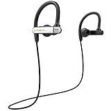 Bluetooth Headphones Wireless In-Ear Sports Earbuds Anglink Sweatproof Earphones Noise Cancelling Headsets with Mic for Running Workout Jogging Gym iPhone Andriod (apt-X, Noise Cancellation CVC 6.0 )