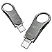 Silicon Power 2 Pack 64GB USB 3.0 / USB 3.1 (Gen1) Flash Drive (METAL) Dual Drive USB Type-C C80 Swivel USB Drive Ready for Smartphone Tablet and New Macbook (S2064GBUC3C80V1SAM)
