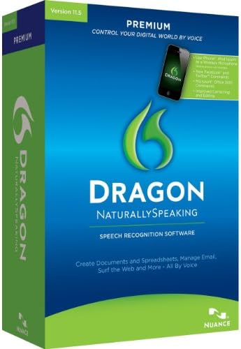 Amazon.com: Dragon NaturallySpeaking Premium 13, Student/Teacher
