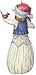 Enesco Department 56 Jim Shore Folklore Snowman with Cardinal, 4.75