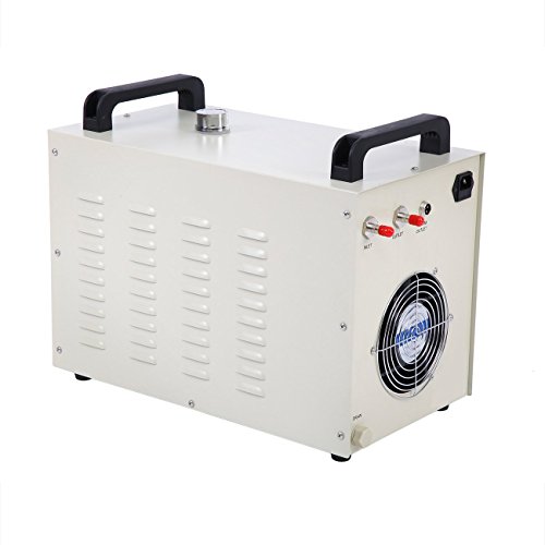 PanelTech 110V Industrial Water Chiller 9L Capacity Thermolysis Cooling Chiller for CNC 60/80W CO2 Glass Tube Laser Engraver Engraving Machine