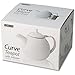 FORLIFE Curve Teapot with Infuser, 45-Ounce, Red
