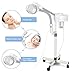 Facial Steamer, 2 in 1 Face Steamer for Facial with 5X Magnifying Lamp, Multifunctional LED Magnifier Facial Steamer for Spa Salon Beauty Skin Care Clean, White