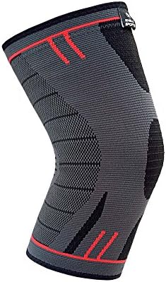 Englo Sports Knee Compression Sleeve - Knee Brace For Running, Weightlifting, Crossfit, Basketball &amp; More - Supports Your Movements - Knee Strap For Arthritis &amp; Pain - S, M &amp; L (Medium)