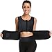 HOPLYNN Sauna Sweat Vest Waist Trainer Corset Trimmer Shaper Belt for Women, Neoprene Waist Cincher Stomach Tummy Shaper Black Small