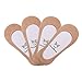 CozyWow Womens No Show Low Cut Bamboo Flats Boat Invisible Socks Non Slip 4-Pairs