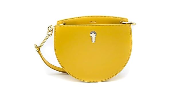 yellow leather crossbody bag