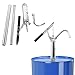 Barrel Pumps, Hand Operated Lever Action Barrel Drum Fuel Transfer Pump Kit Diesel Oil Transfer Extractor with Removable Nozzle