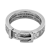 Paw Print Collar Remembrance Ring