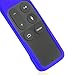 AKWOX Protective Case for Apple TV 4K / 4th 5th Gen Remote - Light Weight [Anti Slip] Shock Proof Silicone Cover with Lanyard (Dark Blue) -not for Series 6th Gen 2021