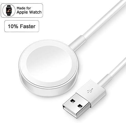 Apple Watch Charger [Apple MFi Certified] - Sanluba iWatch Charger Pad Magnetic Charging Cable Cord Compatible with iWatch Series 3/2/1 38mm 42mm(3.3ft/1.0m)