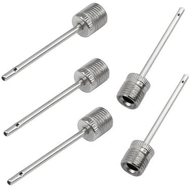 Gadgetpooluk 5X Sport Football Basketball Soccer Ball Inflating Pump Needle Adaptor - pack of 5 by GadgetpoolUK