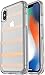 OtterBox Symmetry Series Slim Case for iPhone Xs & iPhone X - Non-Retail Packaging Clear/Inside The Lines