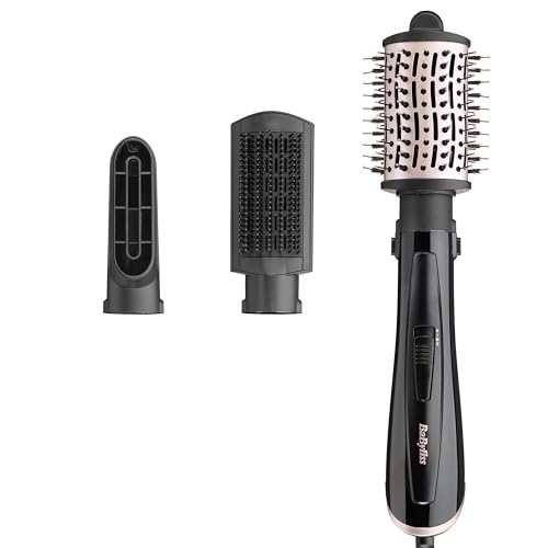 Style Smooth 1000, 3-in-1 Warmluftbürste zum Föhnen, Glätten und für Volumen, 1000W, AS128E