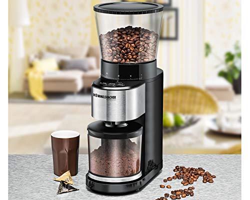 ROMMELSBACHER Kaffeemühle EKM 500 - Kegelmahlwerk, Präzisions-Waage, Halterung für Siebträger, Mahlgrad in 39 Stufen, 5… – Bild 4
