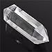CHARMINER Clear Quartz Crystal, 6 Facet Double Terminated Point Wand Healing Natural Clear Crystal Hexagonal Prism Stone About 7cm/2.8''L Home Decor