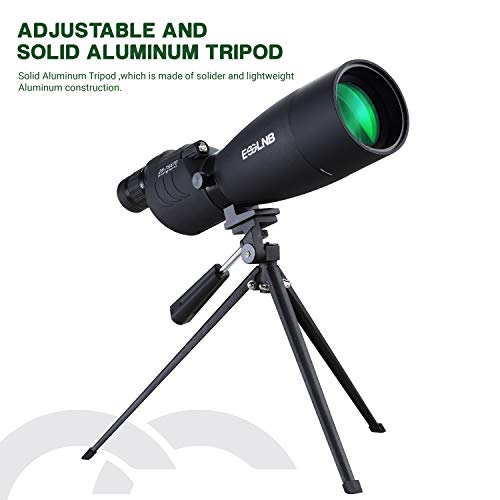 ESSLNB Spotting Scope with Tripod Cell Phone Adapter 2575 X 70 BAK4